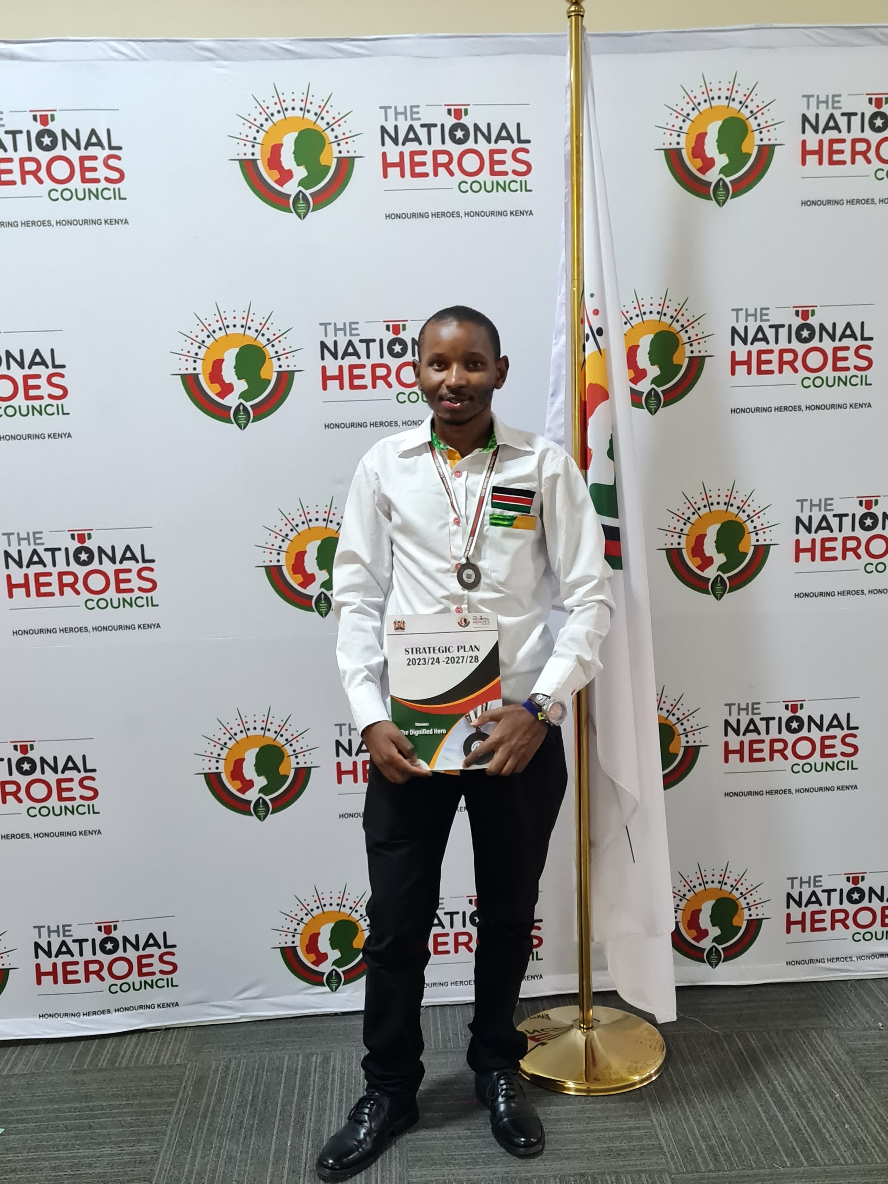 John Kamau at the launch of the National Heroes Council strategic plan in 2024